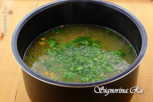 Суп с белой фасолью и сельдереем в мультиварке (без картошки): фото