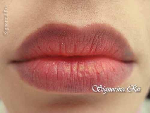 Мастер-класс по созданию макияжа губ с эффектом омбре: фото 6