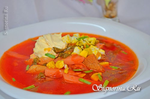 Весенний суп: фото