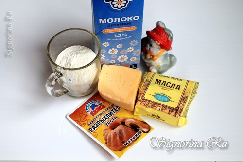 Ингредиенты для приготовления сырных палочек: фото 1