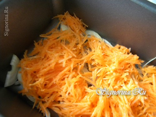 Морковь, уложенная на лук: фото 5