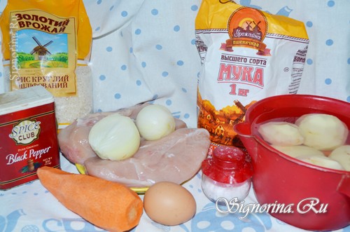 Ингредиенты для приготовления супа: фото 1