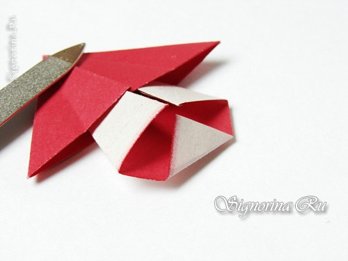 Мастер-класс по созданию гирлянды из грибов мухоморов в технике оригами: фото 12