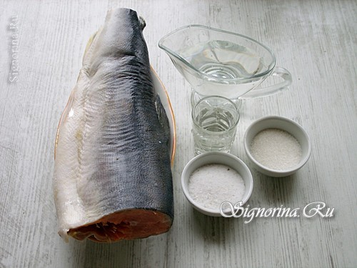 Ингредиенты для засолки красной рыбы: фото 1