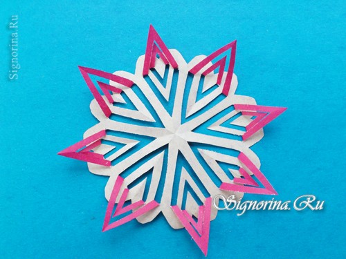 Мастер-класс по созданию новогодних снежинок в технике киригами: фото 14