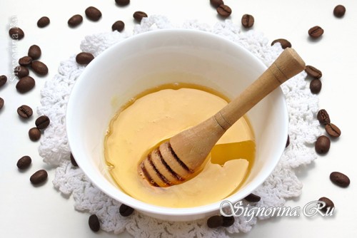 Мёд для кофейно-медового скраба для тела: фото 2