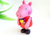 Свинка Пеппа из пластилина своими руками: урок пошагово с фото