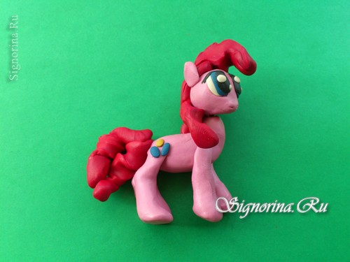 Мастер-класс по созданию пони Пинки Пай (Pinkie Pie) из пластилина: фото 13