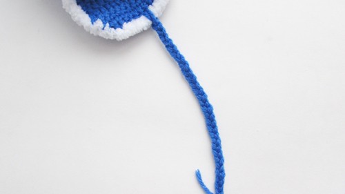 Мастер-класс по вязанию детской шапки Мишка с ушками: фото 24