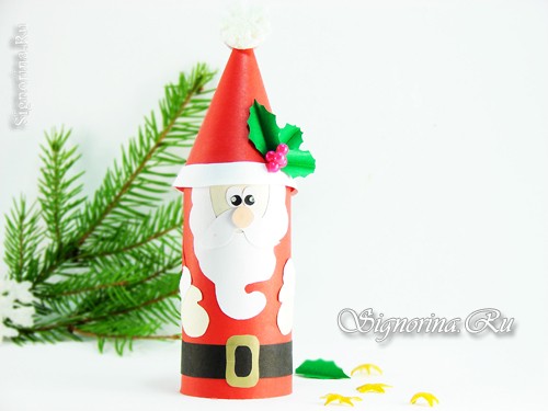 Дед Мороз из бумаги своими руками: фото