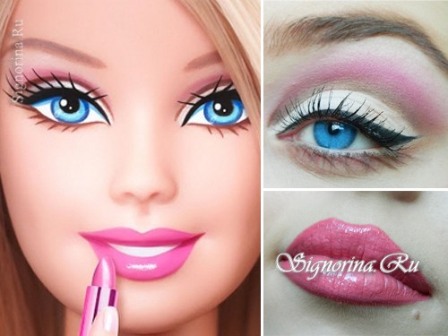 Как сделать макияж Барби: фото