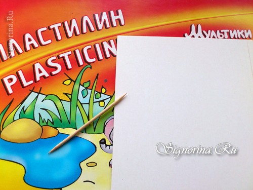Мастер-класс по созданию открытки, детской поделки из пластилина к 9 мая: фото 1