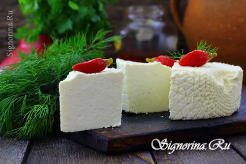 Домашний адыгейский сыр: фото