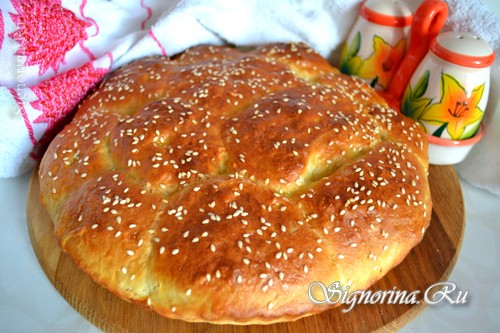 Воздушный хлеб на кефире в духовке: фото