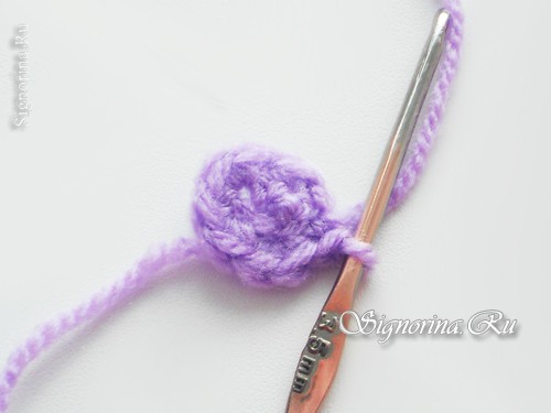 Мастер-класс по вязанию крючком летней вязаной шапочки для девочки: фото 4