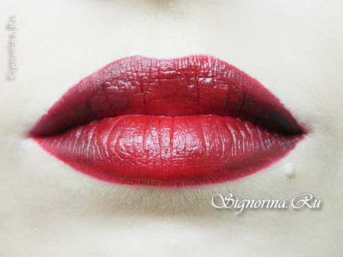 Как правильно накрасить губы красной помадой: фото