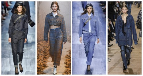 Модные тренды осень-зима 2017-2018: джинсовые костюмы