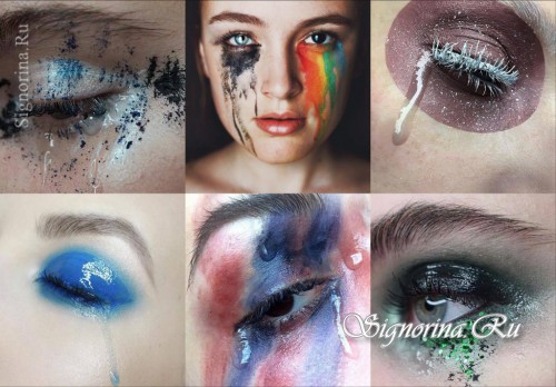 Самые невероятные Instagram бьюти-тренды 2017 года: искусственные слёзы
