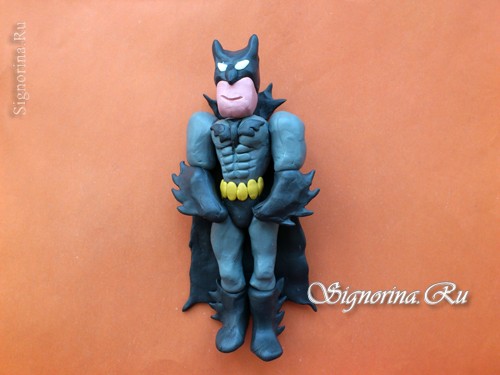 Бэтмен из пластилина: фото