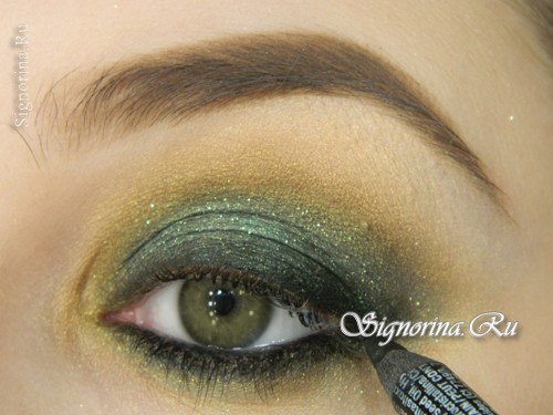 Урок макияжа на выпускной вечер для зелёных глаз: фото 11