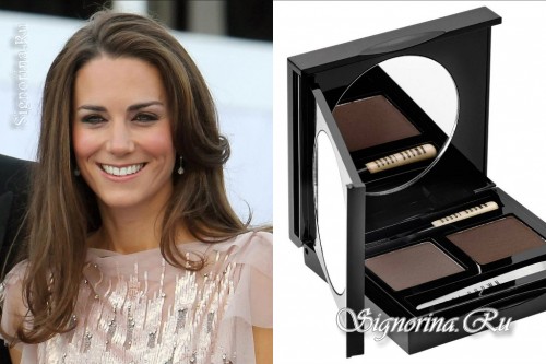 Секреты красоты и стиля Кейт Миддлтон (Kate Middleton): набор для оформления бровей Bobbi Brown Brow Kit