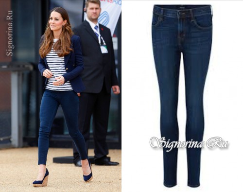 Секреты красоты и стиля Кейт Миддлтон (Kate Middleton): джинсы скинни от J Brand