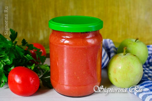 Кетчуп на зиму с яблоками: рецепт с фото