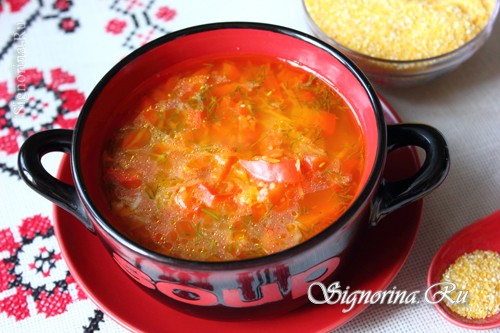 Как приготовить суп с кукурузной крупой