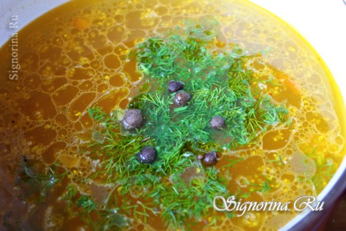 Добавить в суп перец и зелень фото 5