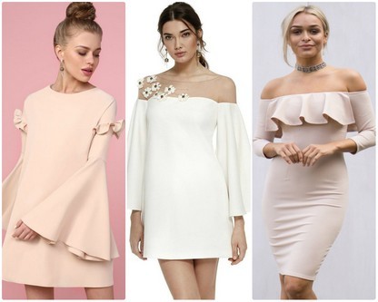 Розовые платья на новый год 2019