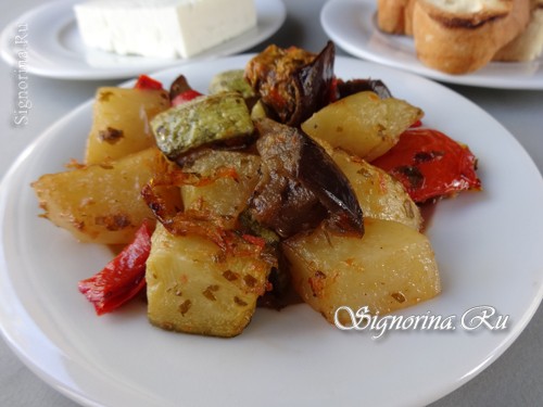 Как приготовить овощное греческое рагу, пошаговый рецепт с фото