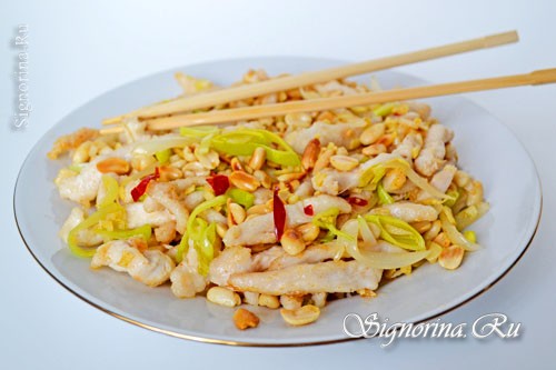 Как приготовить гунбао - пикантную курицу по китайски