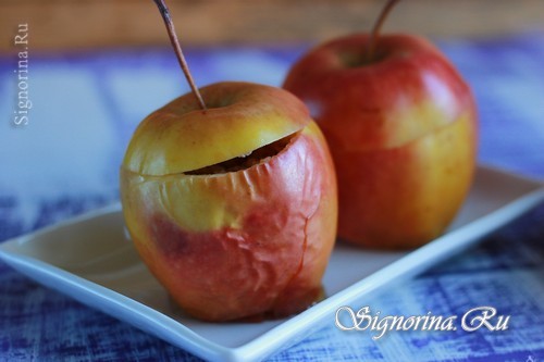 Рецепт печеных яблок в мультиварке с пошаговыми фото 